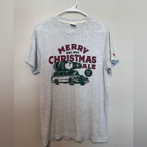 Homage - Great Lakes, Christmas Ale, Women’s Short Sleeve Shirt - Gray - Medium